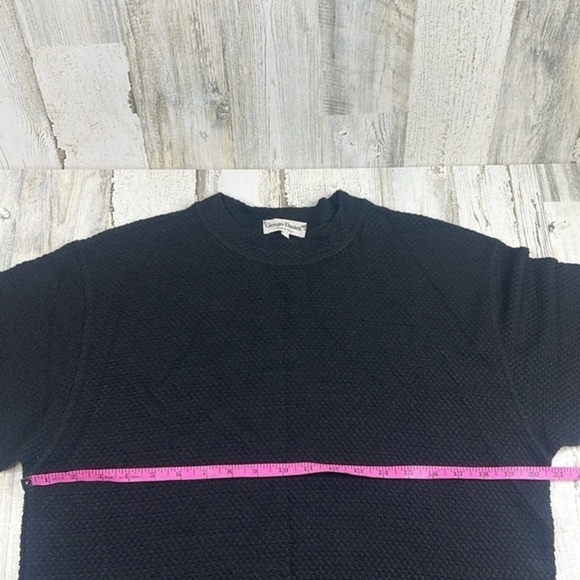 Giorgio Danieli Made In Italy Crew Neck Medium Shirt Black - Picture 11 of 15